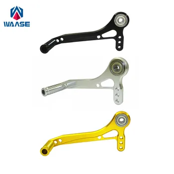 

waase Motorcycle Adjuster Gear Shifter Shift Lever Pedal with Toe Pegs Toepeg Kit For Rearset Rear Set Replacement Spare Parts