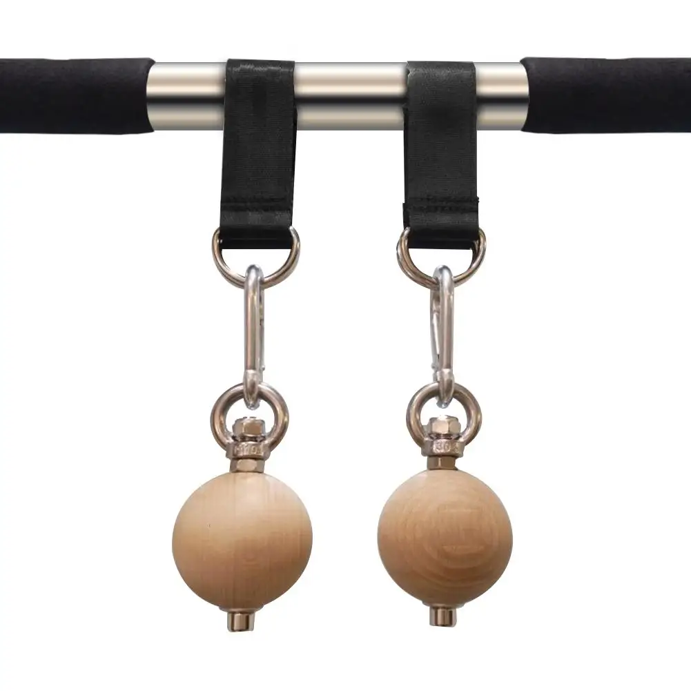Pull-ups Ball Wrist Balls Solid Wooden Fitness Equipment For Finger Force Arm Strength Rock Climbing Exercise Horizontal Bar