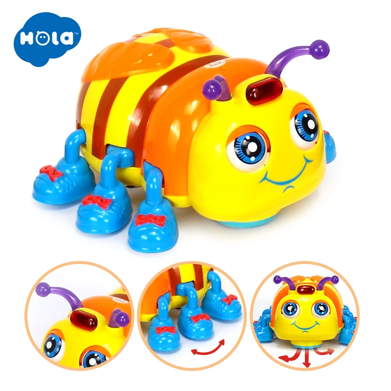 Warnoob 激安 はいはい 721 赤ちゃんのおもちゃ幼児クロールカブトムシ電気おもちゃ の蜂てんとう虫音楽 ライト学習おもちゃ子供のためのクリスマスギフト 通販 価格