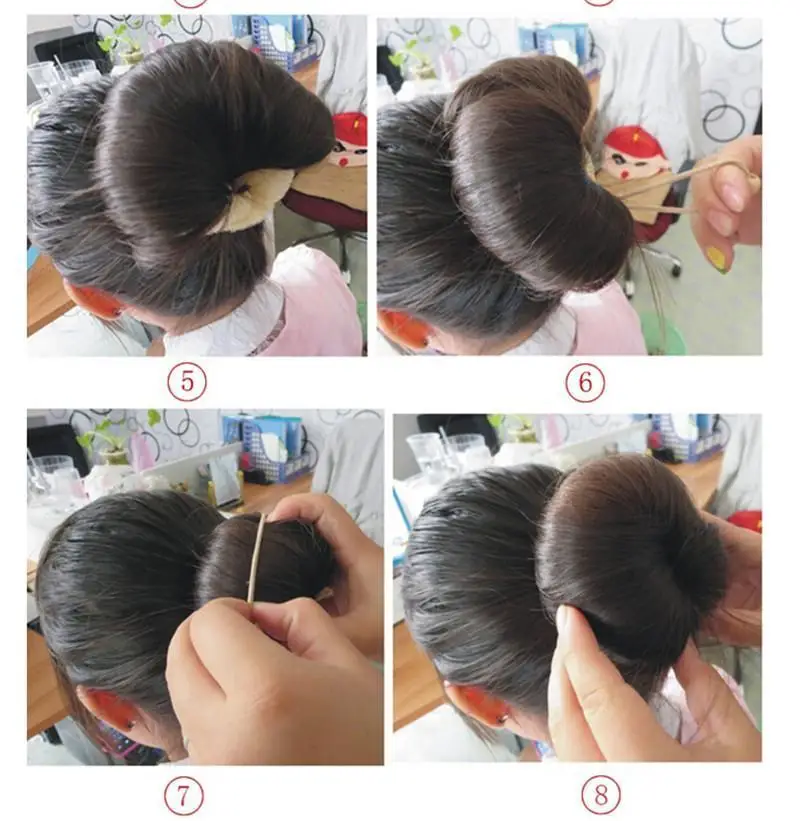 2pcs/pack Magic Twist Foam French Braider Woman Hair Accessories Bun Hair Styling Tools Sponge Hair Braiding Tools