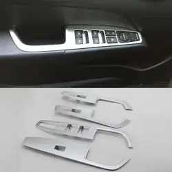 Автомобильные аксессуары интерьера LHD ABS подлокотник окно Лифт вниз поднимается чехол для hyundai Elantra 2018 автомобиль-Стайлинг