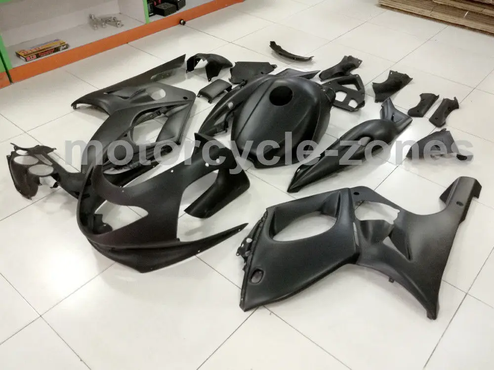 Обтекатель мотоцикла комплект для YAMAHA YZF 600 YZF600R 1997-2007 матовый черный инъекции Обтекатели на кузов комплект