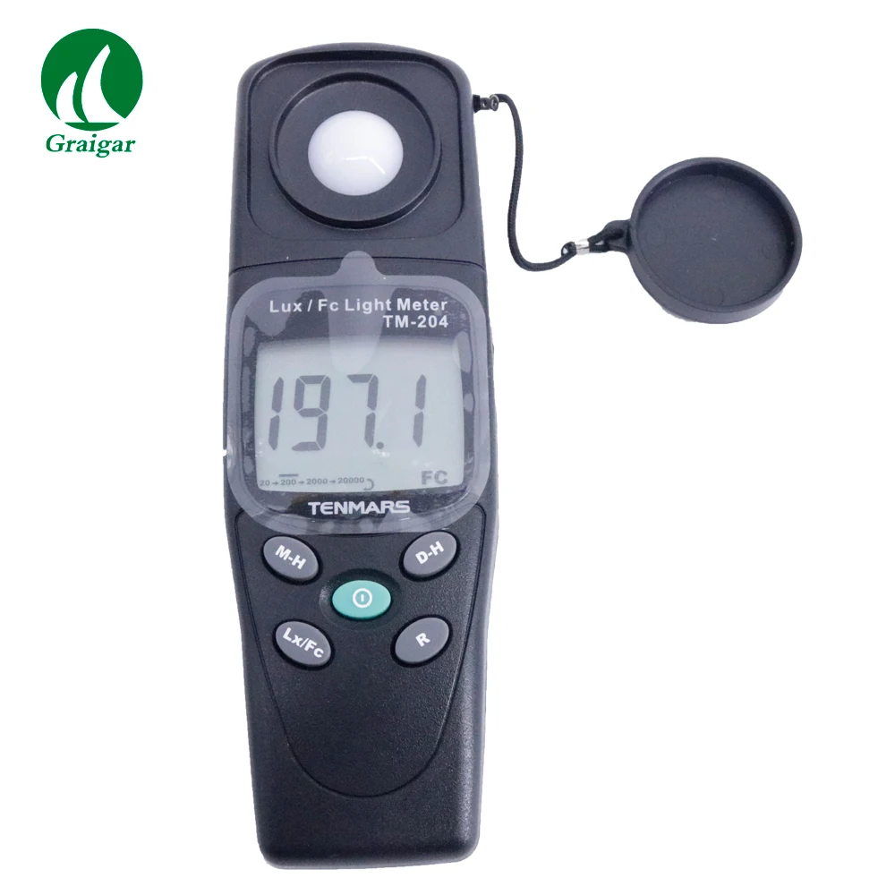 

Portable Mini Digital Light Meter Lux Meter TM-204 with Data Hold Function