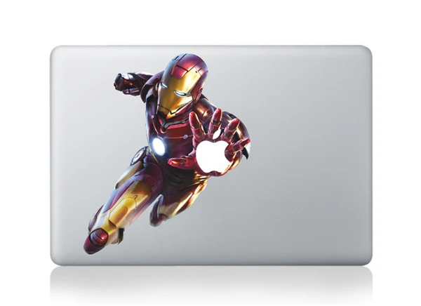 GOOYIYO-наклейка для кожи ноутбука, индивидуальная, сделай сам, рисунок Железный человек, частичная Виниловая наклейка для Macbook Air Pro retina 11 12 13 15