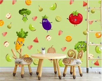 

beibehang papel de parede 3d Custom Fashion Art HD papel mural Fruit Children Room Background Wallpaper wallpaper for walls 3 d