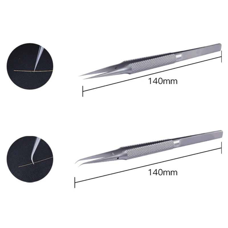 0,15 мм ремонт Fly Line Пинцет для предотвращения оставления отпечатков пальцев телефон ремонт инструменты Пинцет для предотвращения оставления отпечатков пальцев и 0,02 мм материнская плата Fly Line Maintena