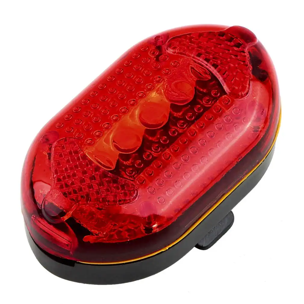 Sale Waterproof 5 LED Bike Bicycle Flashing Flashlight Rear Tail Light Lamp Mount 5