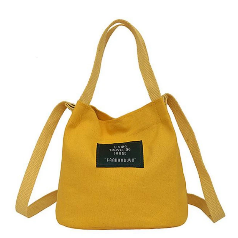 Модная женская сумка через плечо, Экологичная сумка для покупок, женская маленькая тканевая сумка, Повседневная сумка на плечо, диагональные холщовые сумки - Цвет: Золотой