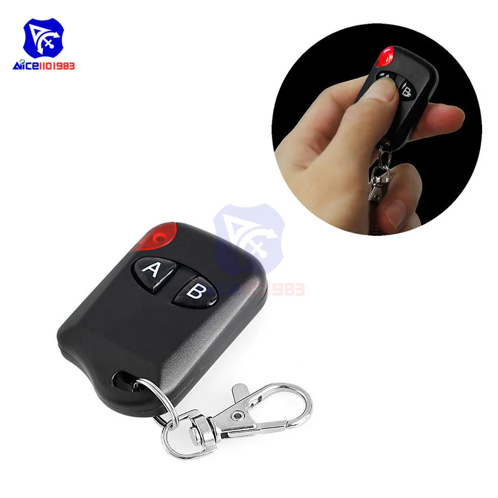 

2 Channel RF Wireless Remote Control 433MHz Transmitter for Garage Roller Curtain Door Locks Smart Home Improvement