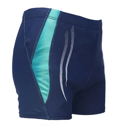 Для талии 130 см Мужские Плавки размера плюс шорты для плавания плавки сексуальный купальный костюм для мужчин zwembroek Боксеры Шорты Desmiit - Цвет: Синий