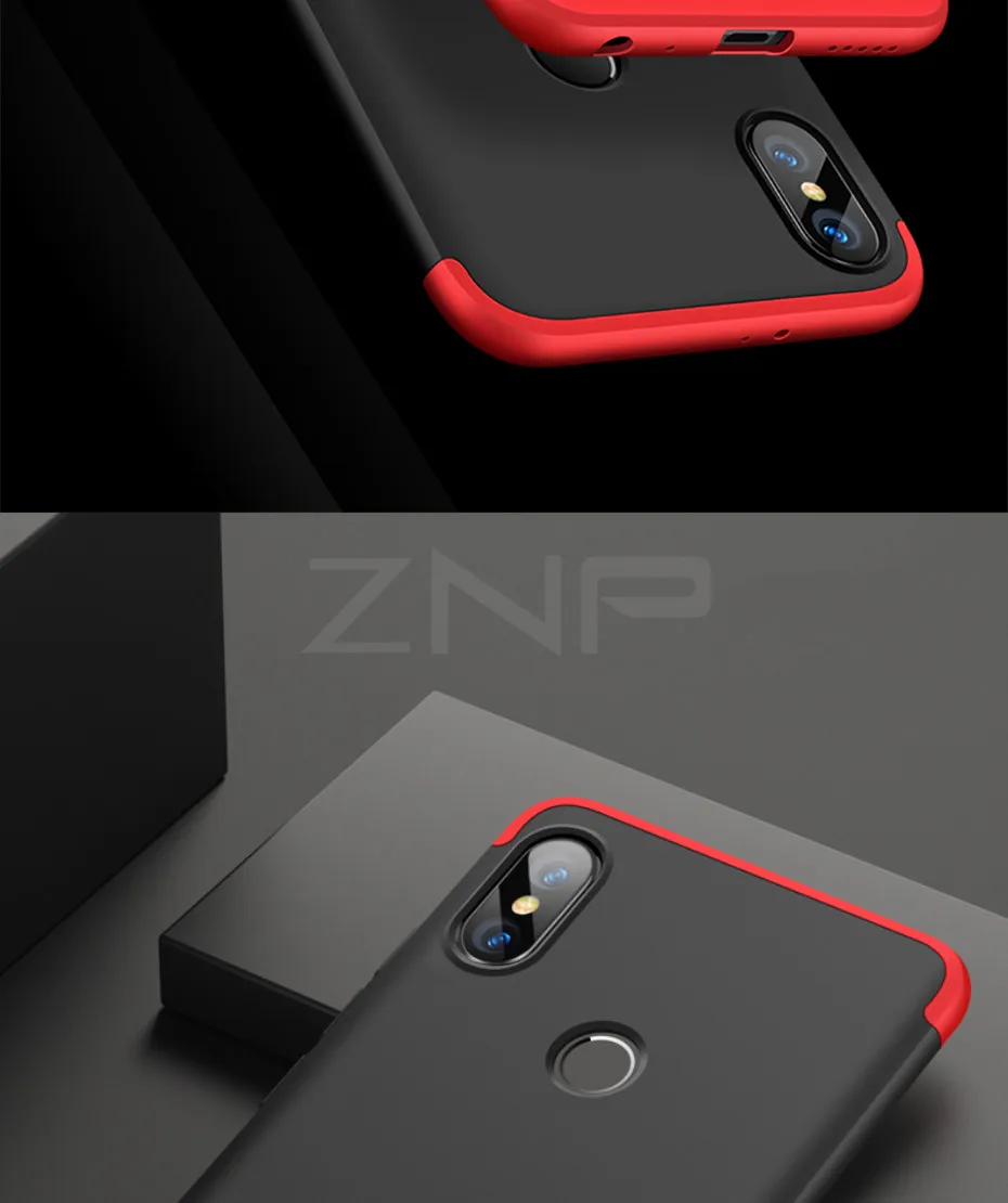 ZNP 360 градусов, ПК матовый защитный чехол для телефона для Xiaomi Mi A1 A2 Lite Полное покрытие противоударный корпус для Xiaomi Mi A2 Lite A1 чехол