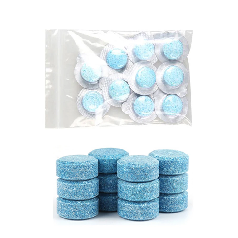  30PCS/SET Car Windshield Glass Washer Cleaner Compact Effervescent Tablets Detergent Car Beauty Too