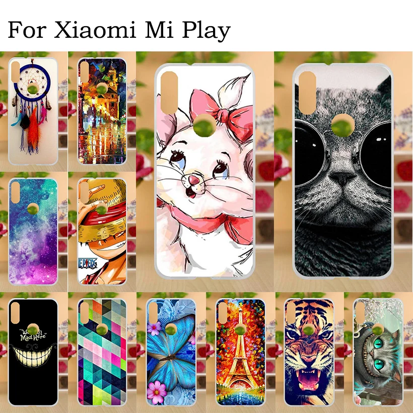 

Case For Xiaomi Mi Play Case Silicone Slim Transparent Soft Gel TPU Phone Protective Cover Xiaomi Mi Play 5.84 inch Shell Bumper