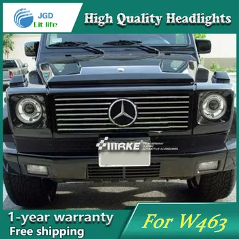 

high quality Car Styling Head Lamp case for Benz W463 G320 G400 G500 LED Headlight DRL Daytime Running Light Bi-Xenon HID