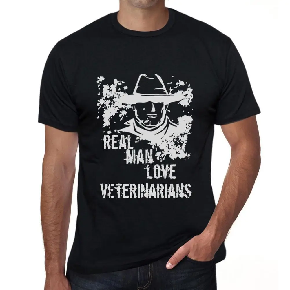 Ветеринаров настоящие Для мужчин Love ветеринаров Hombre Camiseta негр Regalo футболка
