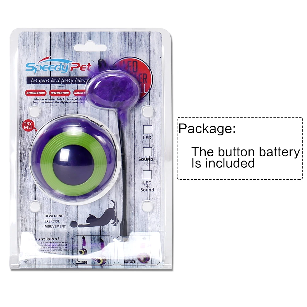Electronic Motion Cat Toy Interactive Cat Toy Multi Function Automatic Cat Toy Ball Tumbler with Chaser Light Sound For Kitty Electronic Motion Cat Toy Interactive Cat Toy Multi Function Automatic Cat Toy Ball Tumbler with Chaser Light Sound For Kitty