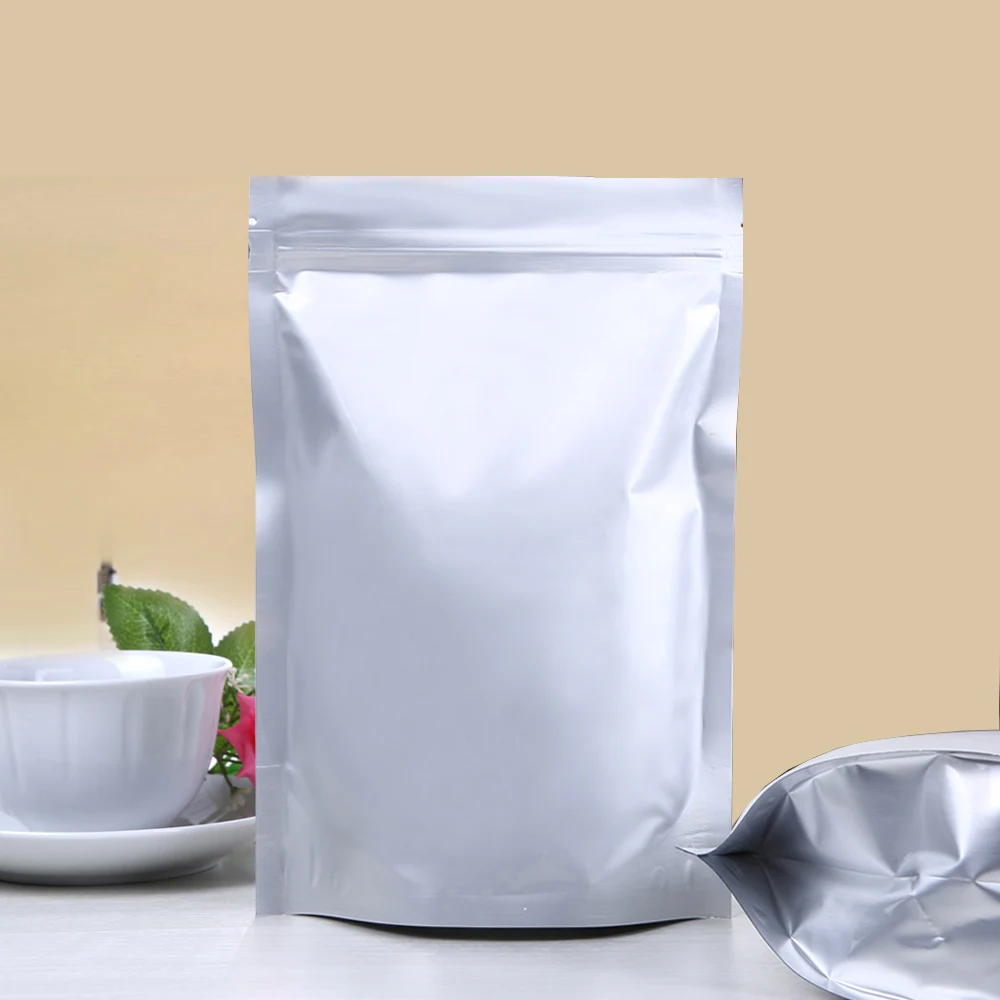 100 шт./лот 5,"* 7,0"+ 1,"(13 см* 18 см+ 4 см)* 200mic высокое качество упаковка сумка на молнии мешок чай сумки оптовик