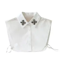 Женская поддельная рубашка воротник с отворотом манишка с высоким воротом съемный воротник 3 вида стилей
