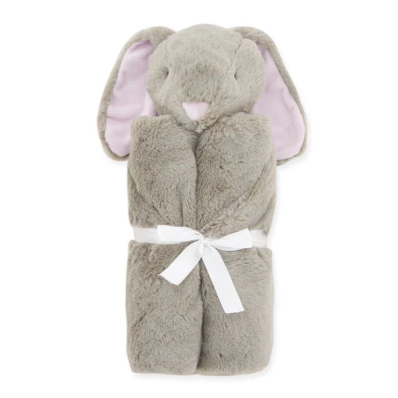 

Multifunctional Newborn Baby Animal Recieving Blanket Swaddle Bebe Wrap Bath Towel 2 layers Thick toalha de Banho Capucha Bebe