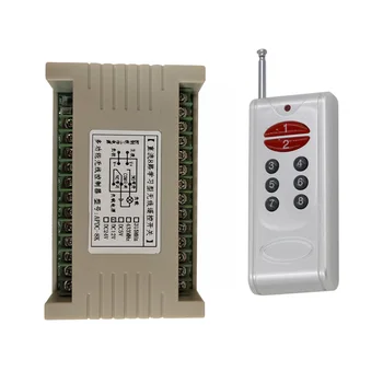 

New DC 12V 24V 8 CH 8CH Wireless Remote Control Light Switch Smart 10A Radio Relay Receiver Module Transmitter Motor Pump Switch
