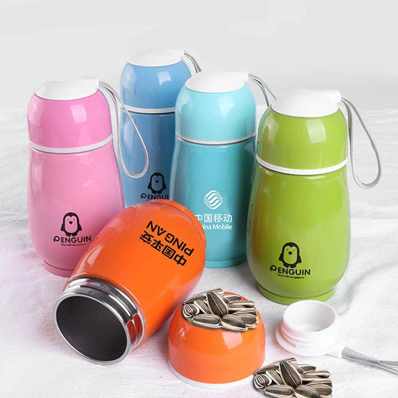 

Mini Cute Student Cup Cartoon penguin mug Support any customization