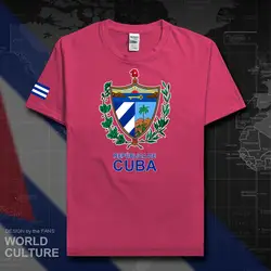 Куба кубинская Футболка Мода 2018 майки национальная команда футболка 100% хлопок футболка тренажерные залы Одежда Футболки страна