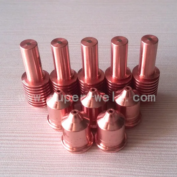 40pcs/Set 220671 220669 Electrode Nozzle Tips 45A Plasma Torch Consumable Useful 