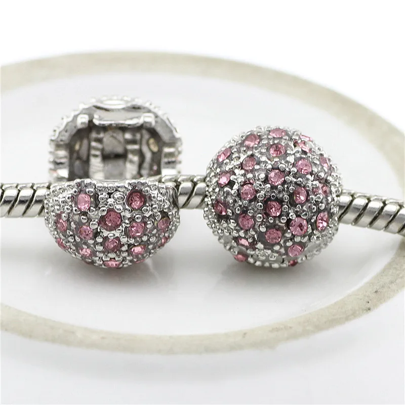 Защитные пробки, стильные браслеты Pandora, бусины для изготовления ювелирных изделий, подходят для женских шармов