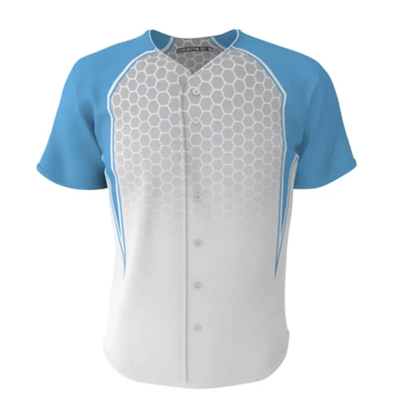 light blue and white jersey
