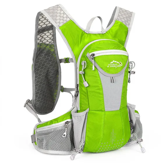 Местный лев велосипедная сумка 12л велосипедные рюкзаки рюкзак для туризма MTB велосипед спортивный для езды на открытом воздухе бег Bisiklet Aksesuar велосипедные сумки - Цвет: Green