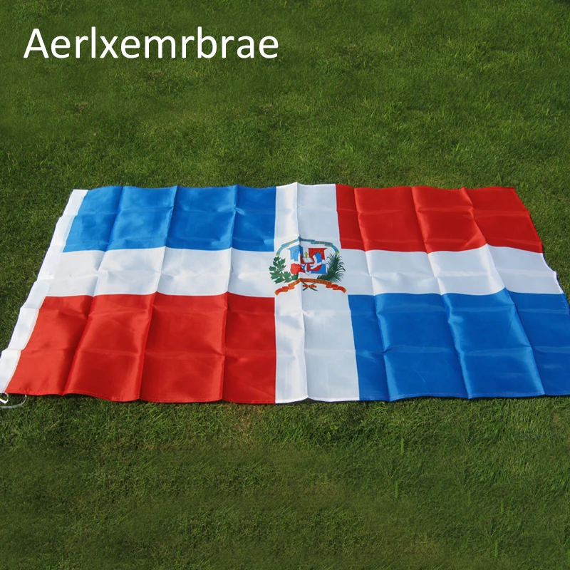 

Free Shipping aerlxemrbrae flag Dominican Republic flags and banners 3*5ft decoration outlast banner