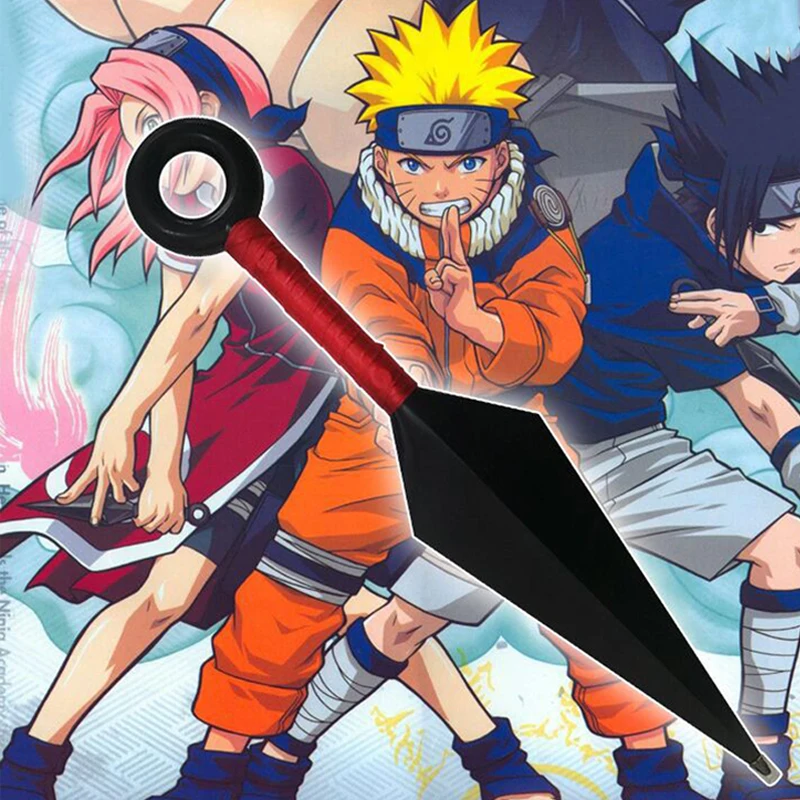 Buy 3pcs/set 13cm Anime Naruto Plastic Kunai Japanese Ninja Cosplay Weapon