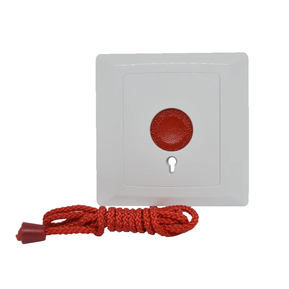 Bouton D'Alarme D'Urgence, Sortie Nc, Options Sans Signal, Traction De Style Corde Pour Restauration Automatique, Déclencheur Panique, 10 Pièces