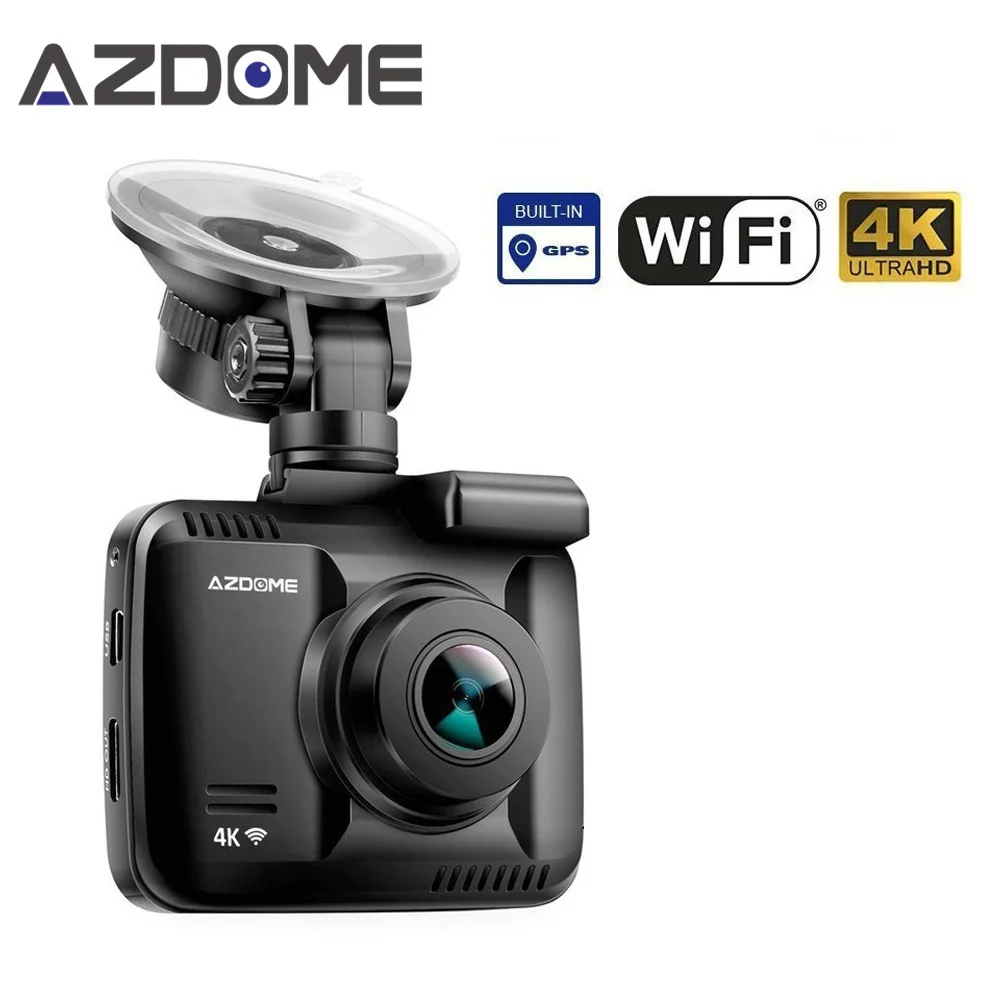 GS63H Car Dash Cam 4K 2160P Dash font b Camera b font Dashcam With WiFi GPS