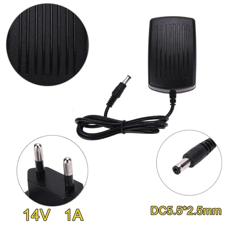 DC14V 1A адаптер переменного тока 100 V-240 V К DC 14V конвертер адаптер питания 5,5