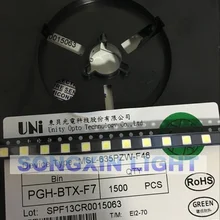 5000 шт. для UNI 3537 3535 1 Вт 3 в светодиодный 90LM холодный белый ЖК-подсветка для ТВ-приложения Мощный светодиодный