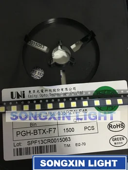 

5000PCS For UNI 3537 3535 1W 3V LED 90LM Cool white LCD Backlight for TV Application High Power LED