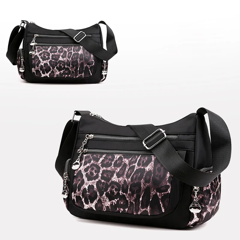 Модная сумка с мультипликационным принтом, с несколькими карманами, женская сумка на плечо, высокое качество, водонепроницаемая нейлоновая ткань, сумка-мессенджер, женская сумка - Цвет: 3