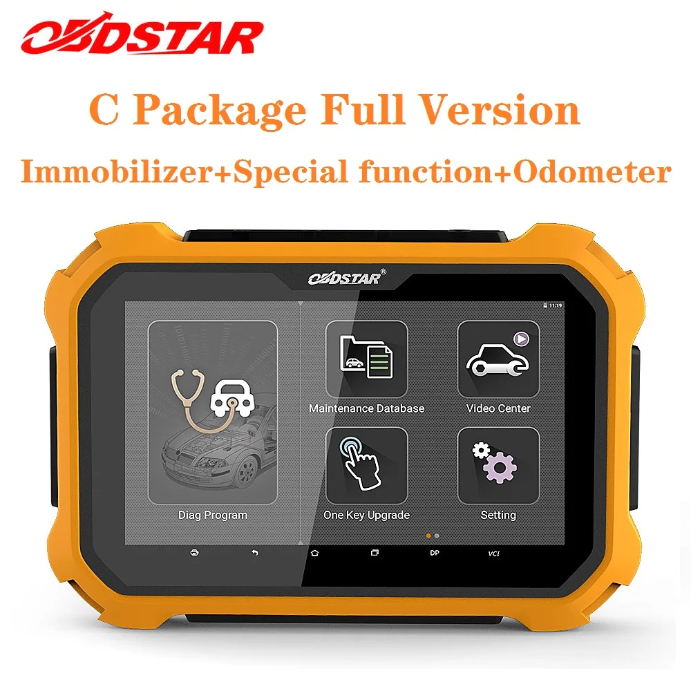

OBDSTAR X300 DP PLUS Auto Key Programmer Tablet Full Set OBD2 EPB ABS DPF Automotive Scanner Odometer Correction ECU Clone Tool