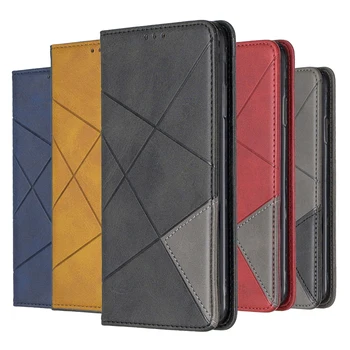 

Geometric Leather Phone Case Wallet Cover For Huawei Honor 9X 10 Lite 10i 9X 8S 8A 7C 7A Y9 Y7 Y6 Y5 2019 2018 Stand Case