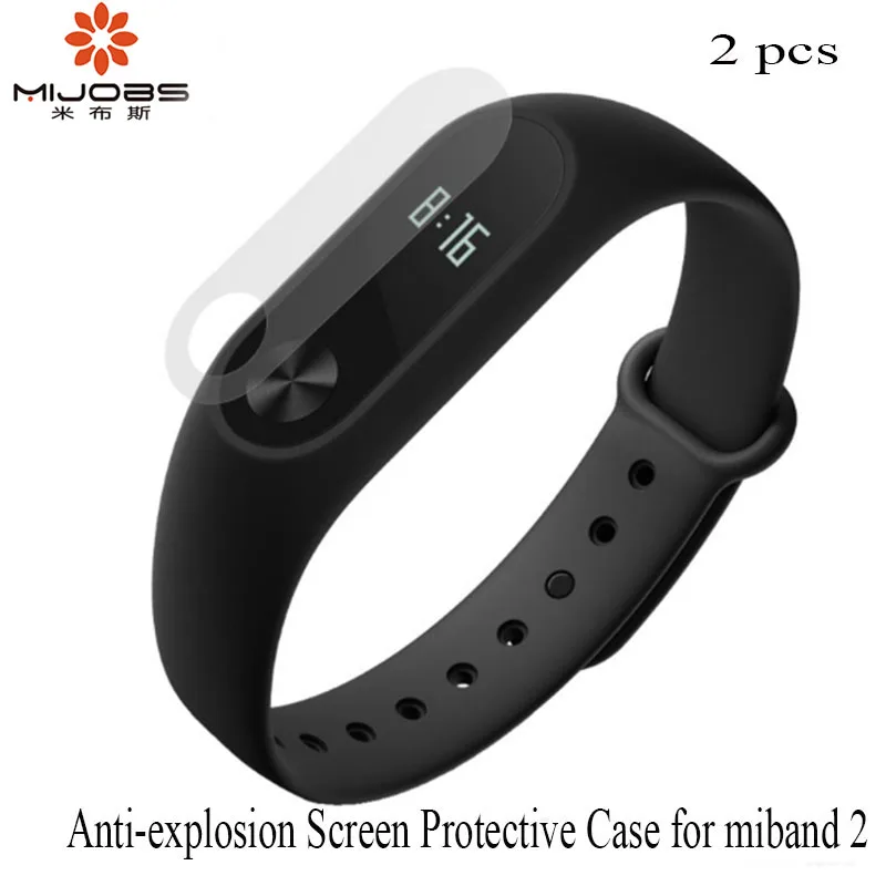 Оригинальная защитная пленка mjobs для Xiaomi Miband 2 шт./лот Ультратонкие защитные чехлы