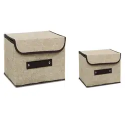 Нетканый складной ящик для хранения с крышкой переносная одежда стеганая сумка для хранения Настенный шкаф-органайзер используется для