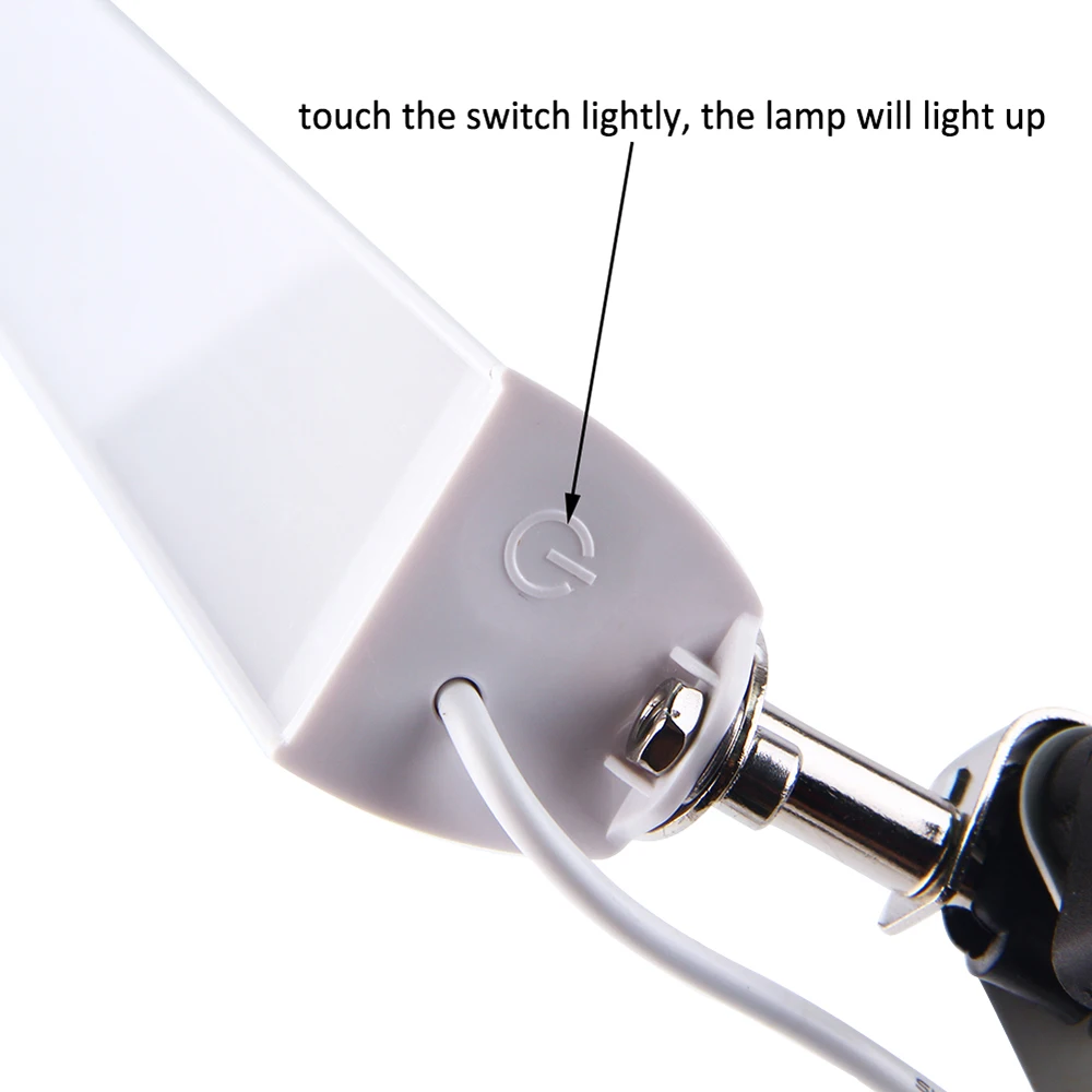  USB Power Office LED lámpara de escritorio Flexible Led lámpara de mesa lectura Led luz 3 niveles d