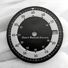 Белый 28,5 мм Циферблат подходит для ETA 2836/2824 2813/3804 Miyota 82Series movement A901-N