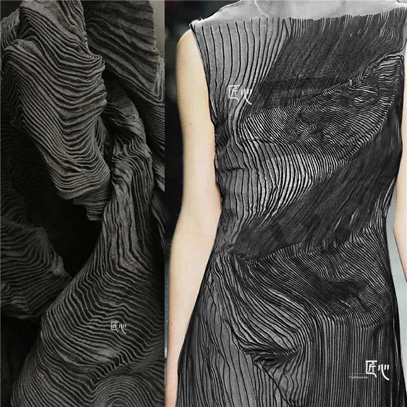 

50cm*133cm/piece Fabric of drape stylist imitates cotton and hemp chemical fiber