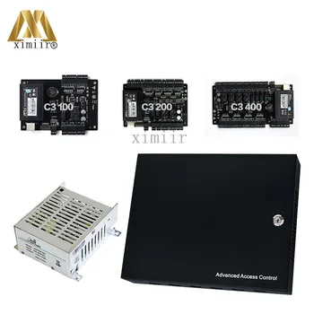 

Card Control panel RS485/tcp/ip access control board with protect box and optional battery function ZK C3 access control board