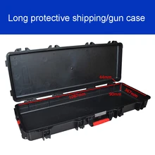 Чехол для оружия, чехол для костюма, длинная коробка, набор инструментов, коробка для оборудования, противоударный защитный чехол для переноски, водонепроницаемый с пеной