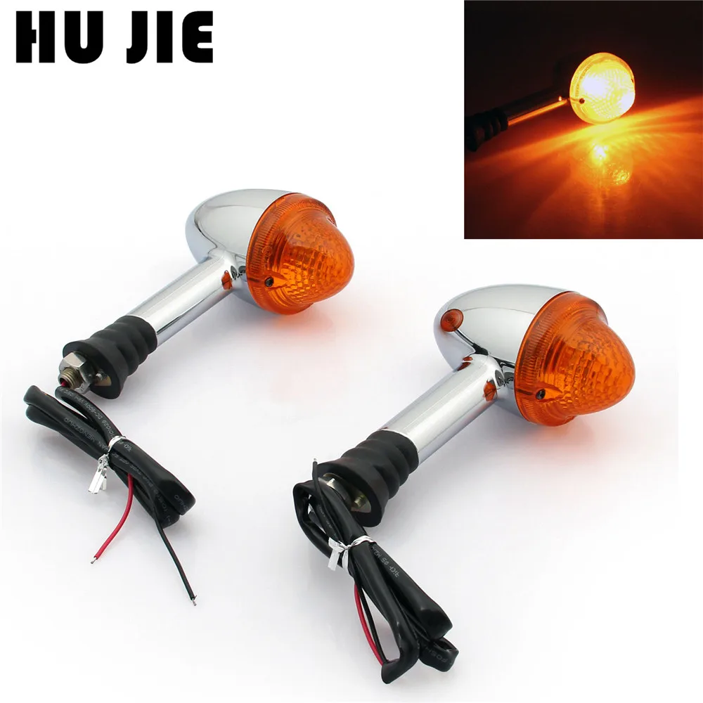 

Motorcycle Amber Turn Signal Blinker Indicator For Triumph Bonneville 01-09 T100 02-12 Bonneville SE 09-13 Front or Rear