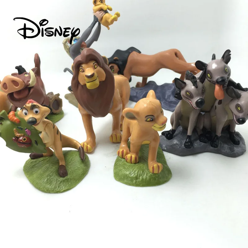 

Disney The Lion King Simba Sction Figures 9pcs/Set Model Figure PVC Action Figures Doll Classic Toys Birthday Gifts For Children