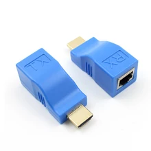 HDMI Extender 1 To 30m 4K Transmitter TX / RX HDMI V1.4 HD 1080P Over Cat5e CAT6 RJ45 Ethernet Cable for TV Projector DVD HDMI Extender 1 To 30m 4K Transmitter TX / RX HDMI V1.4 HD 1080P Over Cat5e CAT6 RJ45 Ethernet Cable for TV Projector DVD